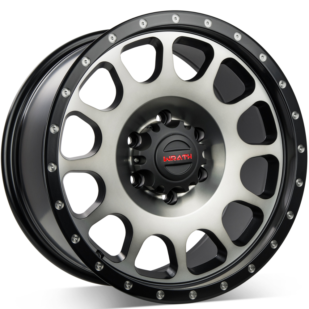 18" WRATH WHEELS WT1 - BLACK LIGHT GOLD POLISHED