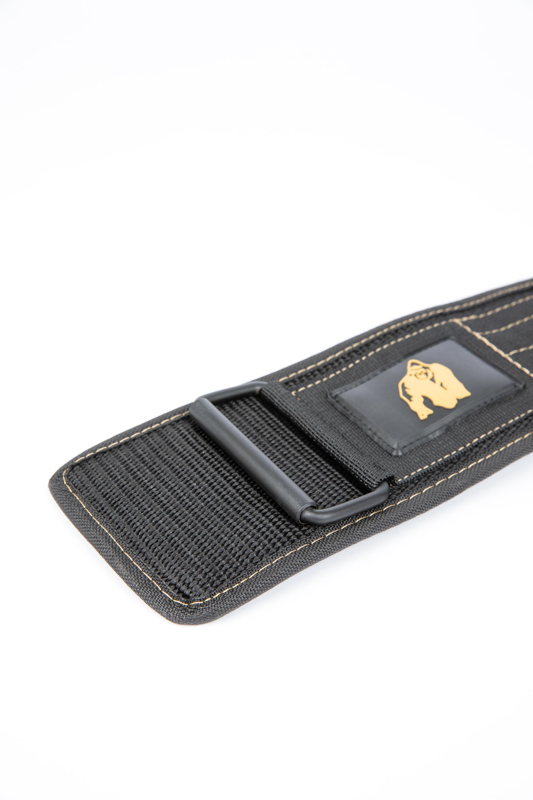 4 Inch Nylon Belt, black/gold - 3