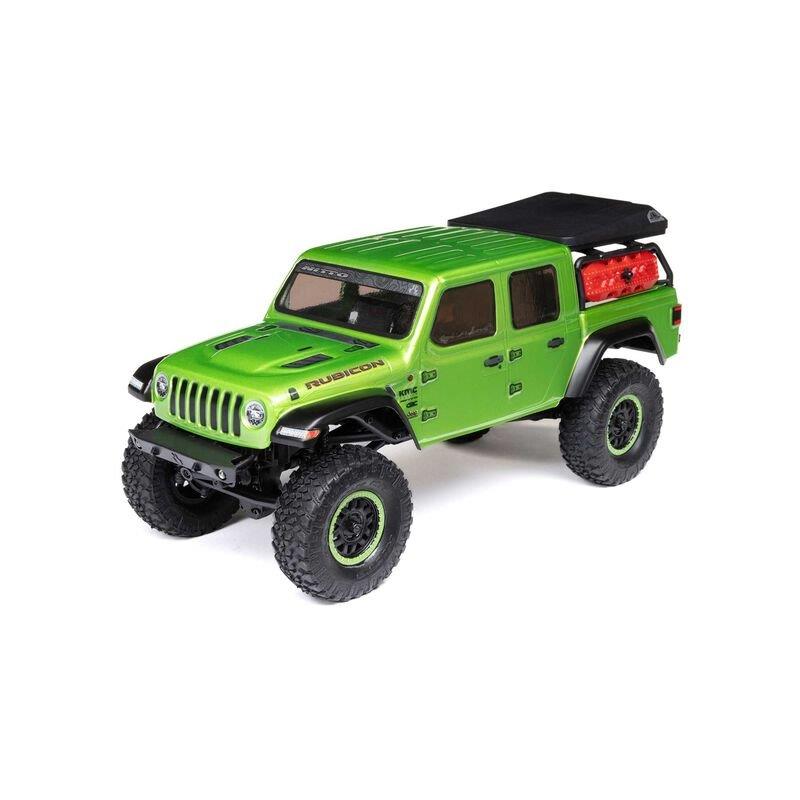 AXIAL 1/24 SCX24 Jeep JT Gladiator 4WD Rock Crawler Brushed RTR, Green - 17