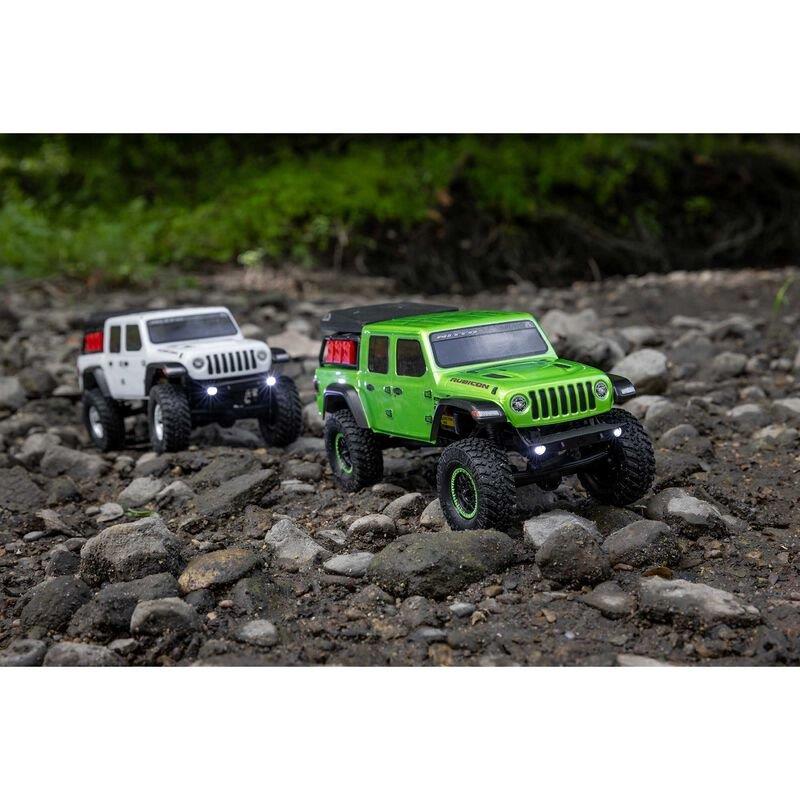 AXIAL 1/24 SCX24 Jeep JT Gladiator 4WD Rock Crawler Brushed RTR, Green - 3