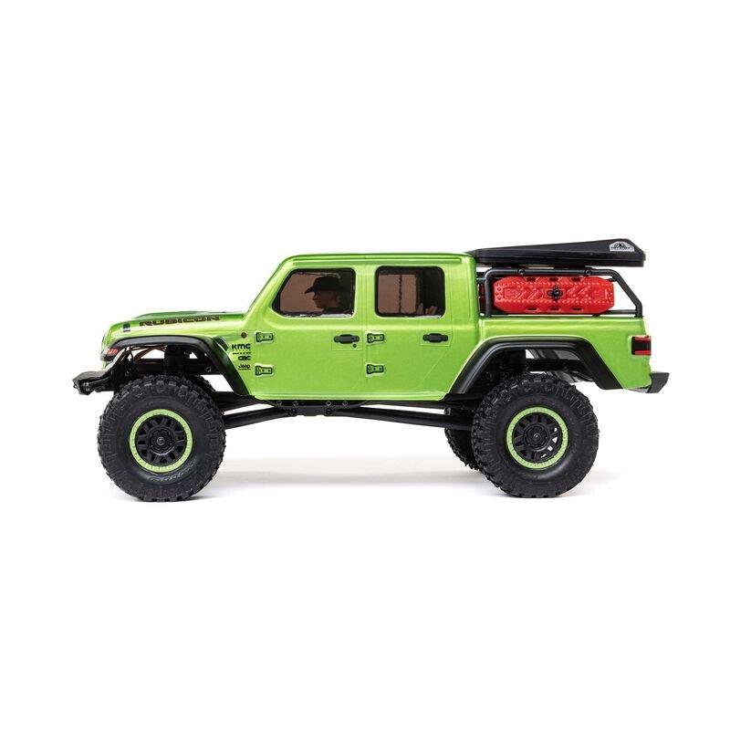 AXIAL 1/24 SCX24 Jeep JT Gladiator 4WD Rock Crawler Brushed RTR, Green - 16