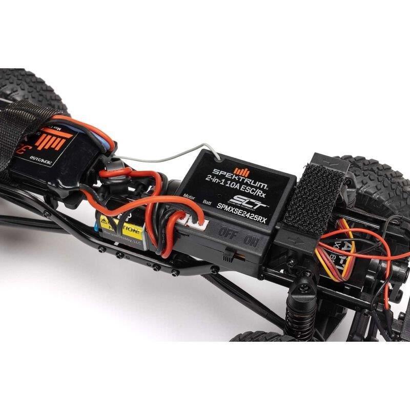 AXIAL 1/24 SCX24 Jeep JT Gladiator 4WD Rock Crawler Brushed RTR, White - 17