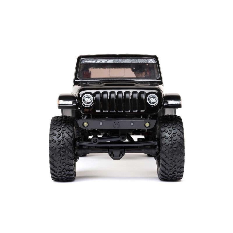 AXIAL 1/24 SCX24 Jeep JT Gladiator 4WD Rock Crawler Brushed RTR, Black - 8