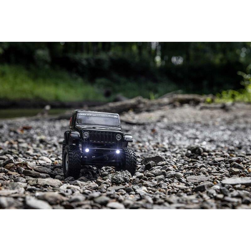 AXIAL 1/24 SCX24 Jeep JT Gladiator 4WD Rock Crawler Brushed RTR, Black - 3