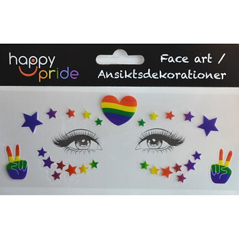 Gesichtsaufkleber Pride 