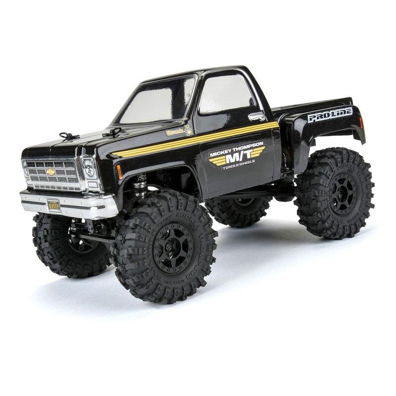 Proline 1/24 Mickey Thompson Baja Pro X F/R 1.0 MTD 7mm Black Holcomb (4) - 5