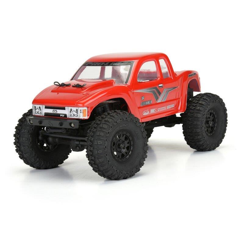 Proline 1/24 Trencher F/R 1.0 Tires Mounted 7mm Black Impulse (4): SCX24 - 5