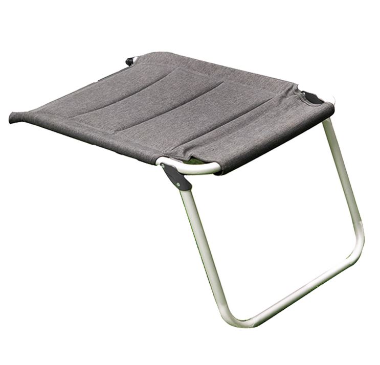 Fotstöd , Povo till campingstol Trento . Grå