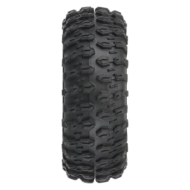 Proline 1/24 Hyrax Front/Rear 1.0 Tires Mounted 7mm Black Impulse (4): SCX24 - 5