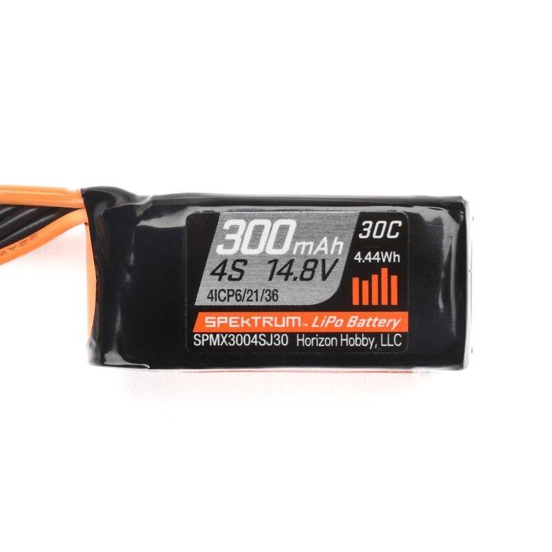 Spektrum 4S 14.8V 300mAh 30C LiPo Battery - 4