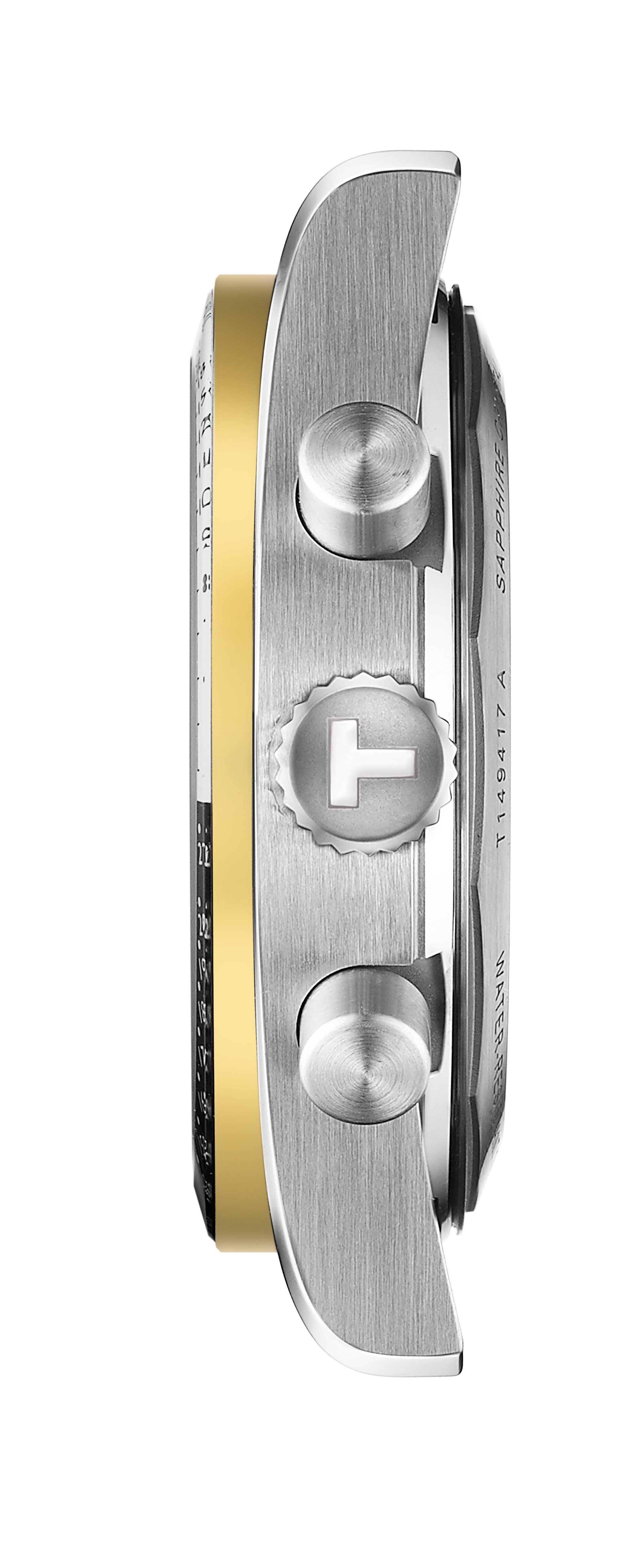 T149.417.22.051.00 Tissot PR516 Chronograph 40 Stål med guldpläterad PVD