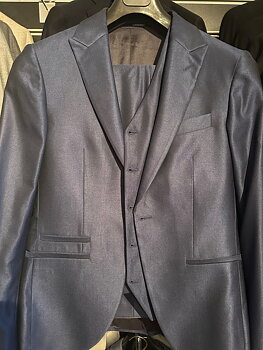 Cavaliere kostym 3-delad conte blue strl 48 
