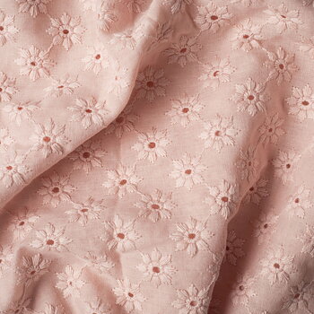 DAISY EMBROIDERY - OLD PINK