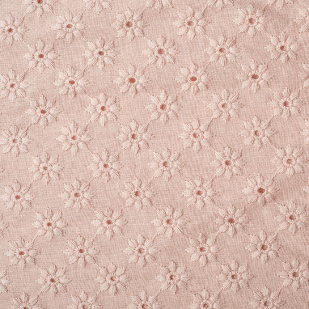 DAISY EMBROIDERY - OLD PINK - 5