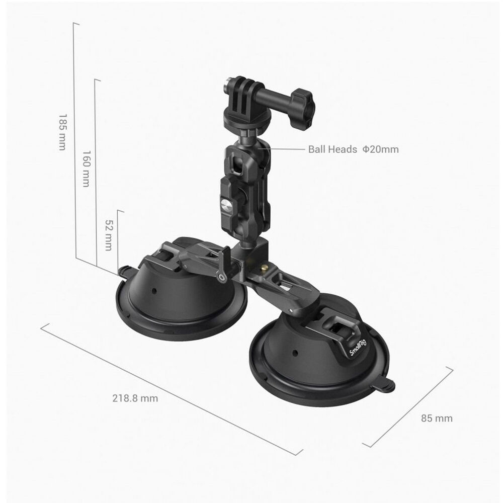 SmallRig Dual Suction Cup Camera Mount SC-2K 3566 - 3