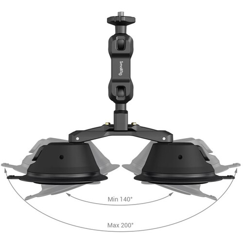 SmallRig Dual Suction Cup Camera Mount SC-2K 3566 - 4