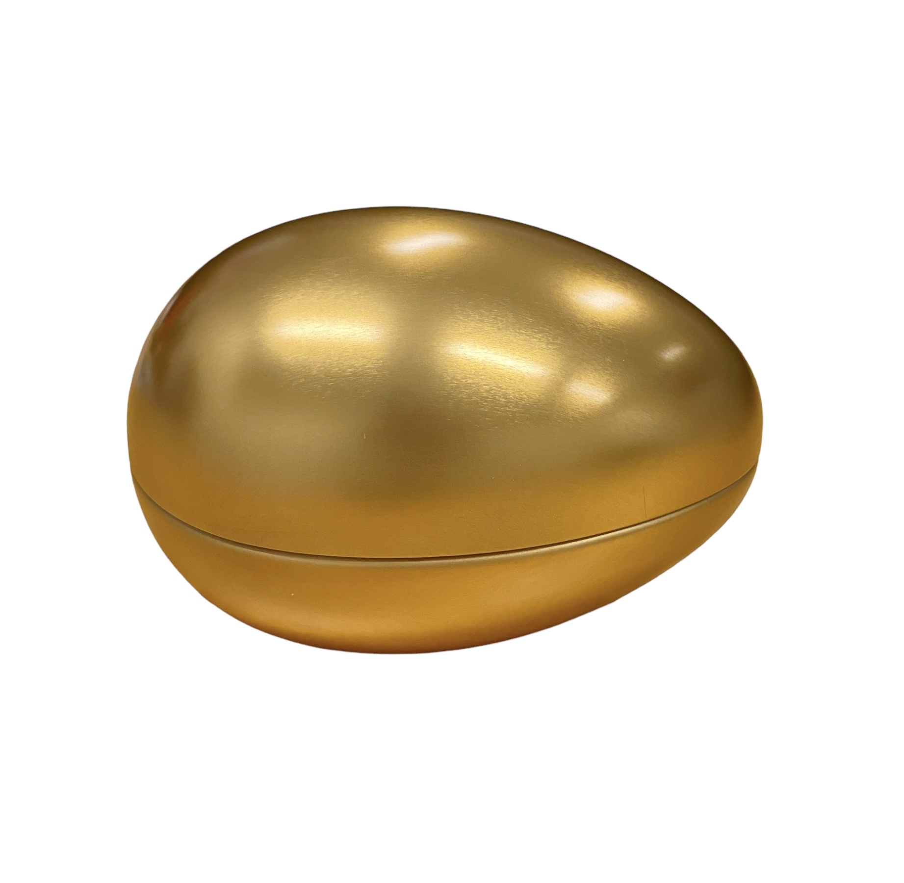 Påskägg i plåt / Plåtägg 15 cm - Guld