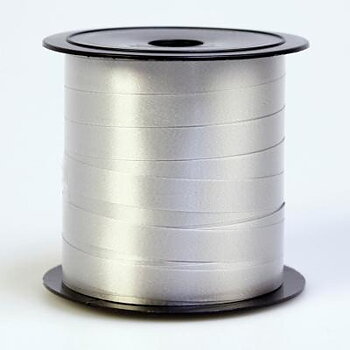 Presentsnöre silver 50m x 10mm