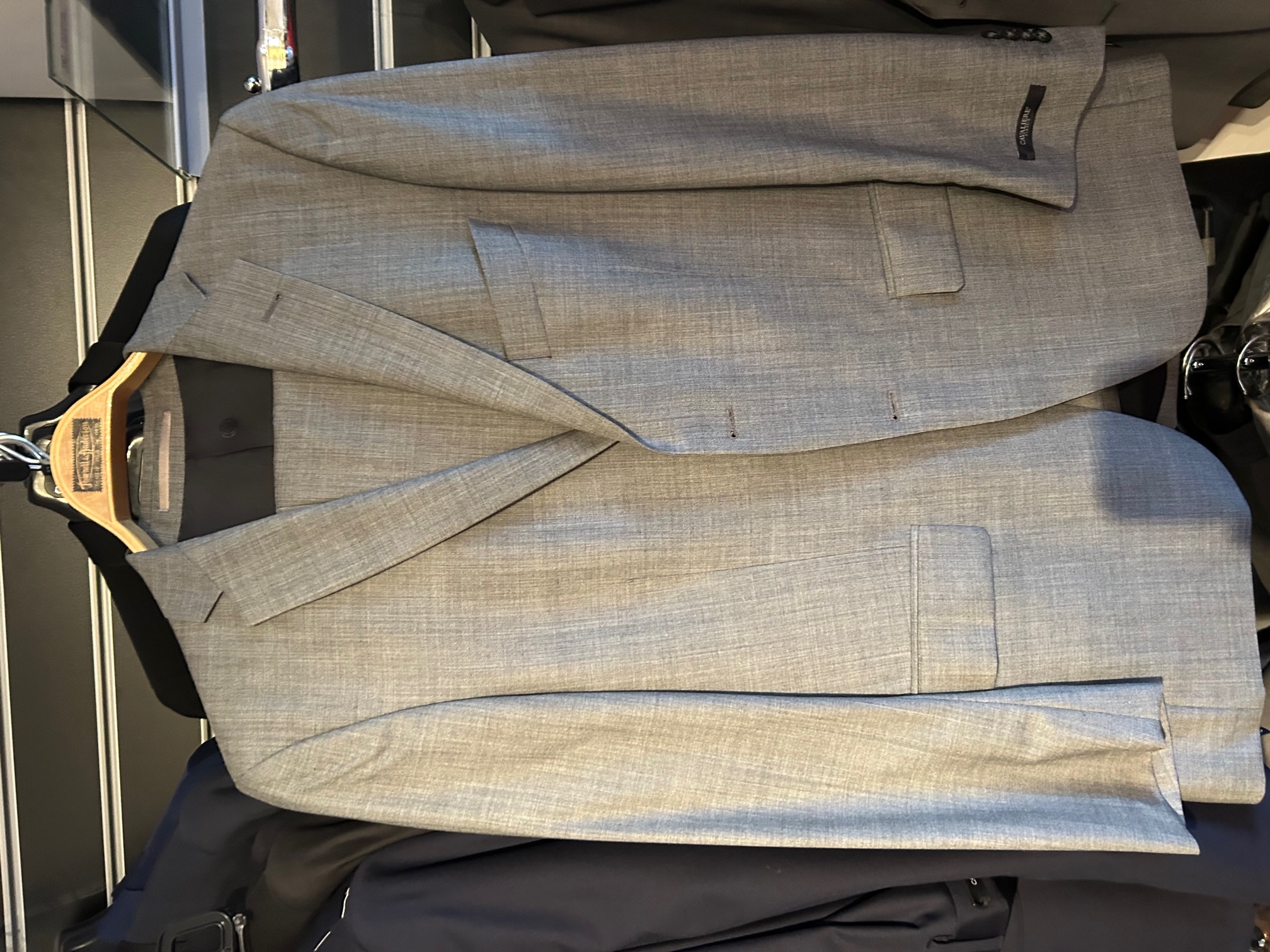 Cavaliere kostym Barberis strl d 96 grey 