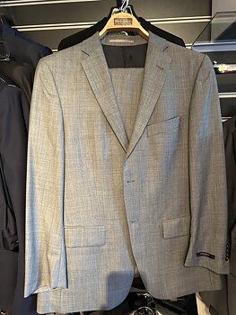 Cavaliere kostym Barberis strl d 96 grey 