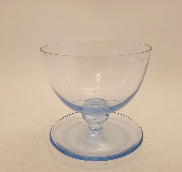 Dessertskål coupeglas ljusblått