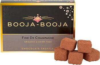 veganska chokladtryfflar champagne booja booja 92g