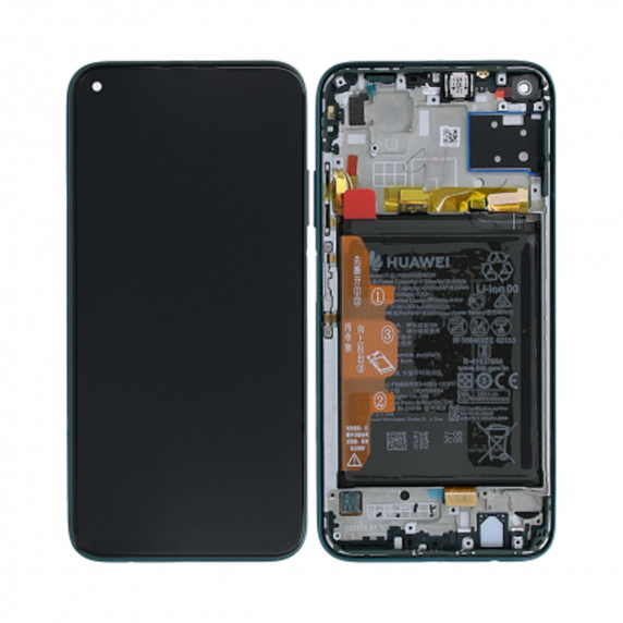 Huawei P40 Lite Skärm/Display med Batteri Original 