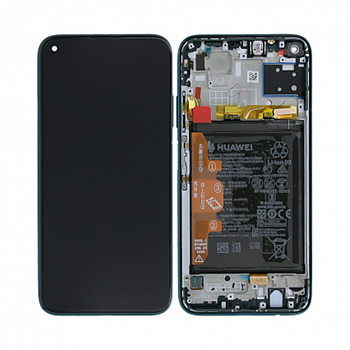 Huawei P40 Lite Skärm/Display med Batteri Original 