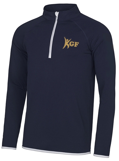 Ledare 1/2 Zip Sweat Karlstad GF, Herr