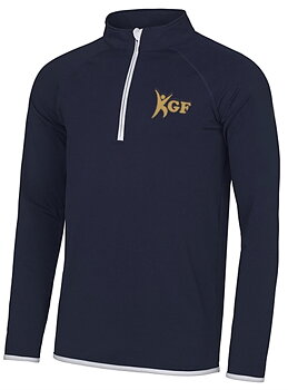 Ledare 1/2 Zip Sweat Karlstad GF, Herr