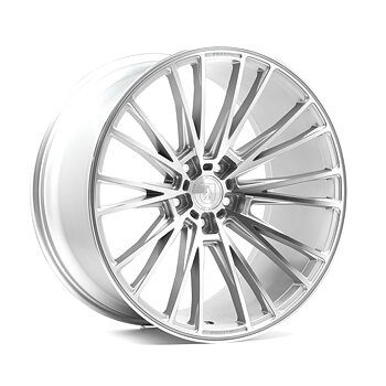 19" AXE WHEELS CF2 - GLOSSY SILVER POLISHED