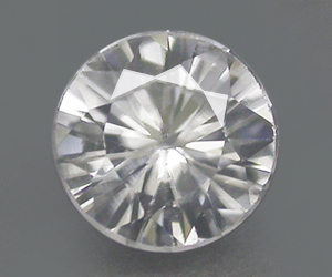 1,01 ct preciosa circonita blanca natural con talla de diamante redondo de 6 mm
