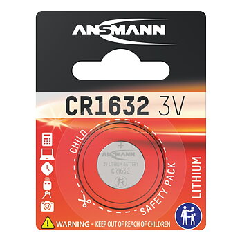 Knappcellsbatteri CR1632 3v 1-pack