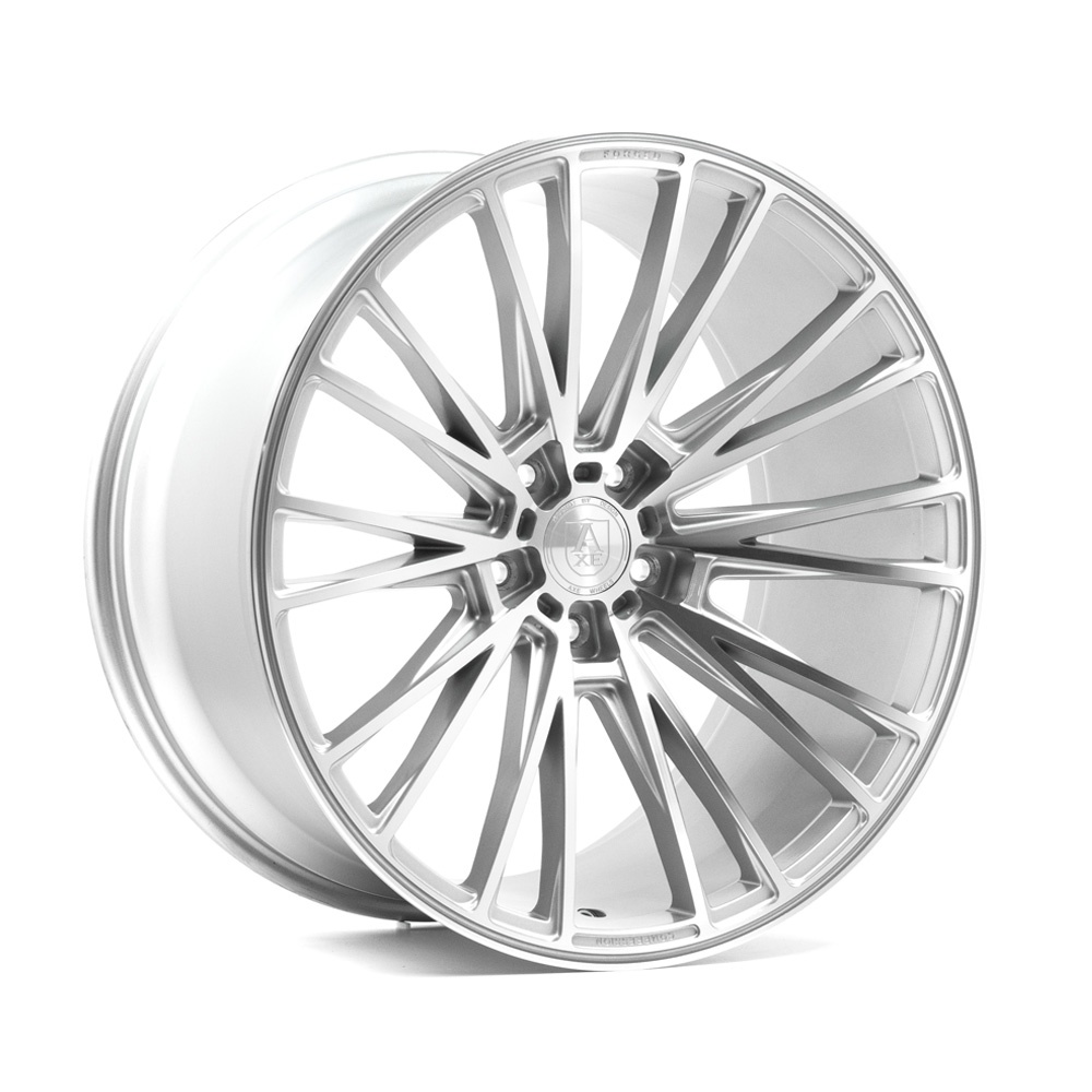 22" AXE WHEELS CF2 - GLOSSY SILVER POLISHED