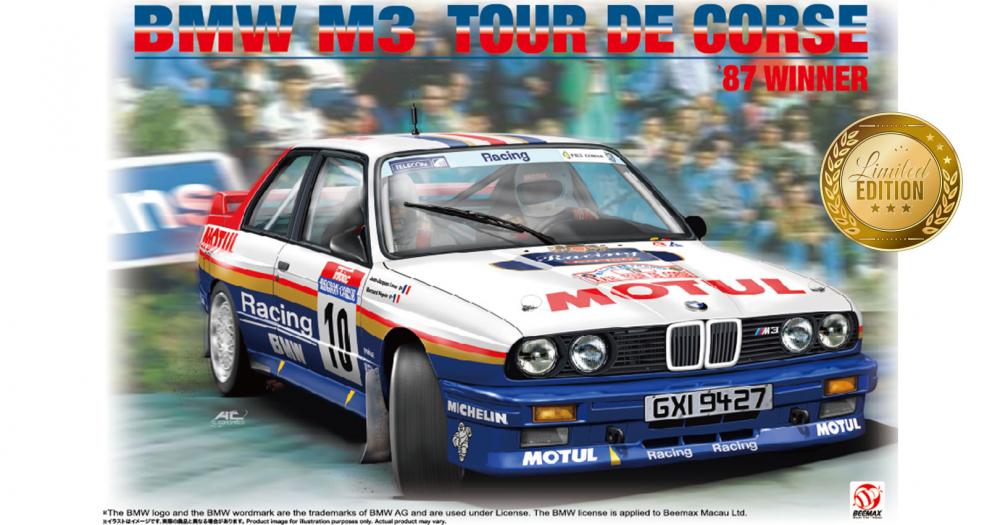 1/24 BMW M3 E30 Rally Tour de Corse Winner 1987