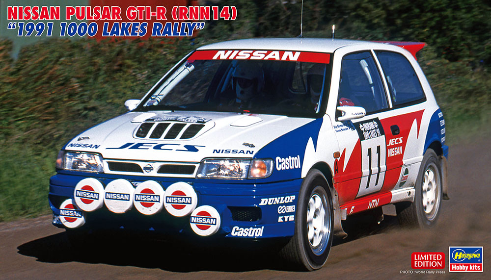 1/24 Nissan Sunny GTI-R Rally 1000 lakes 1991 Dr: Stig Blomqvist/David Llewellin