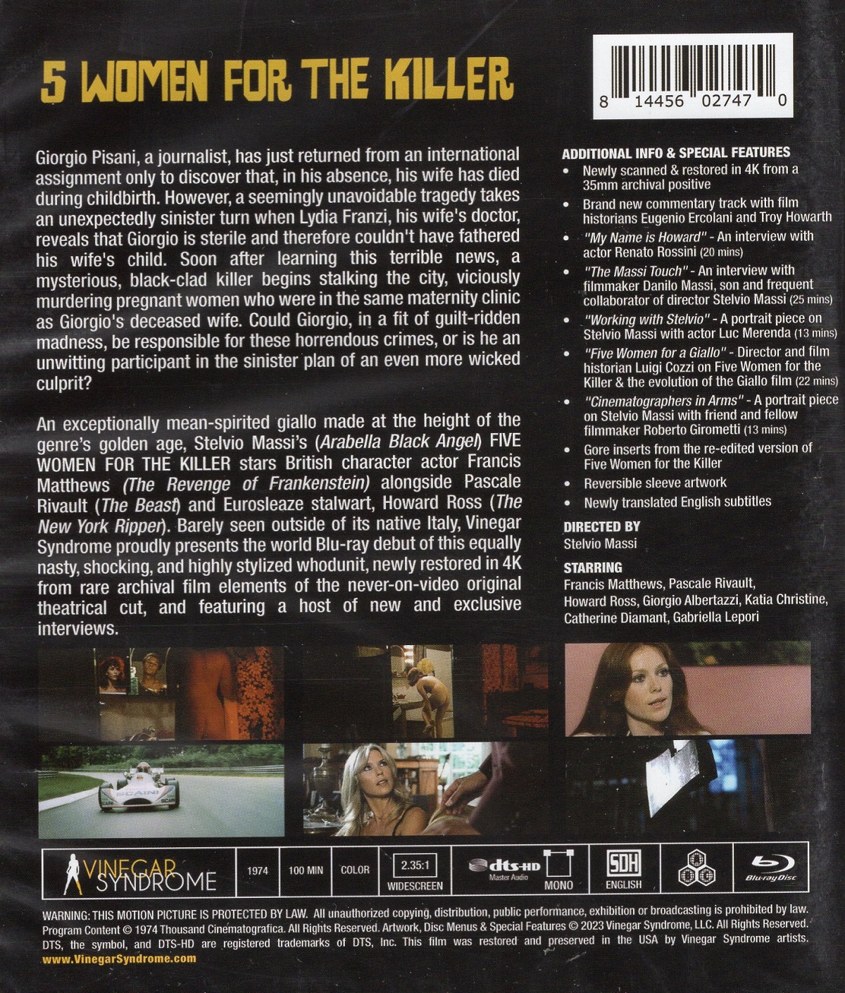 5 Women For the Killer (ej svensk text) (Blu-ray) - 2