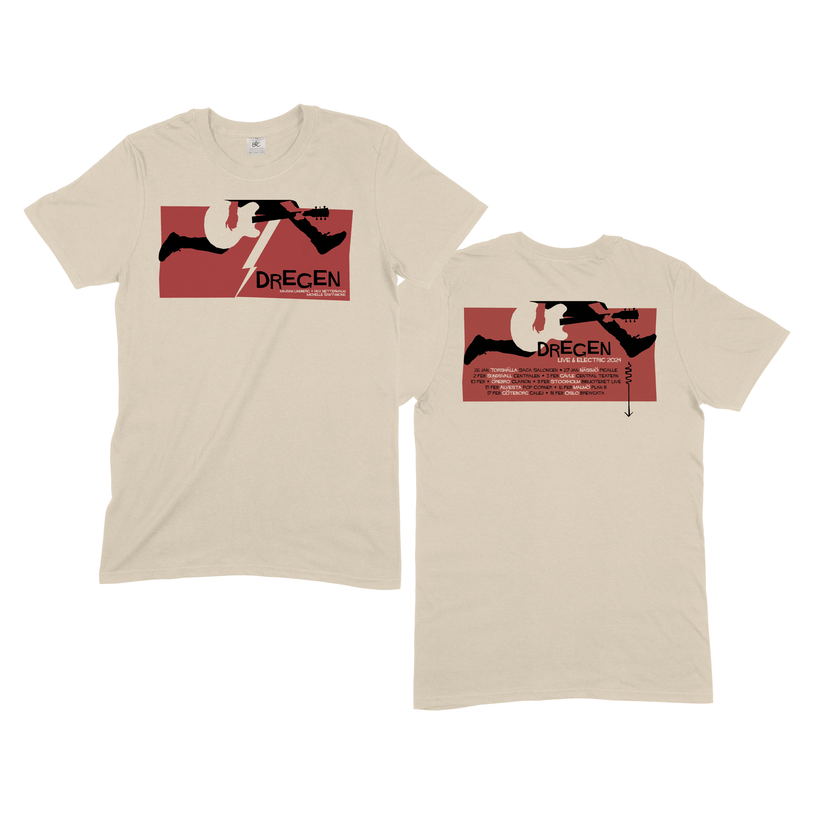 DREGEN - T-SHIRT, LIGHTNING POSTER