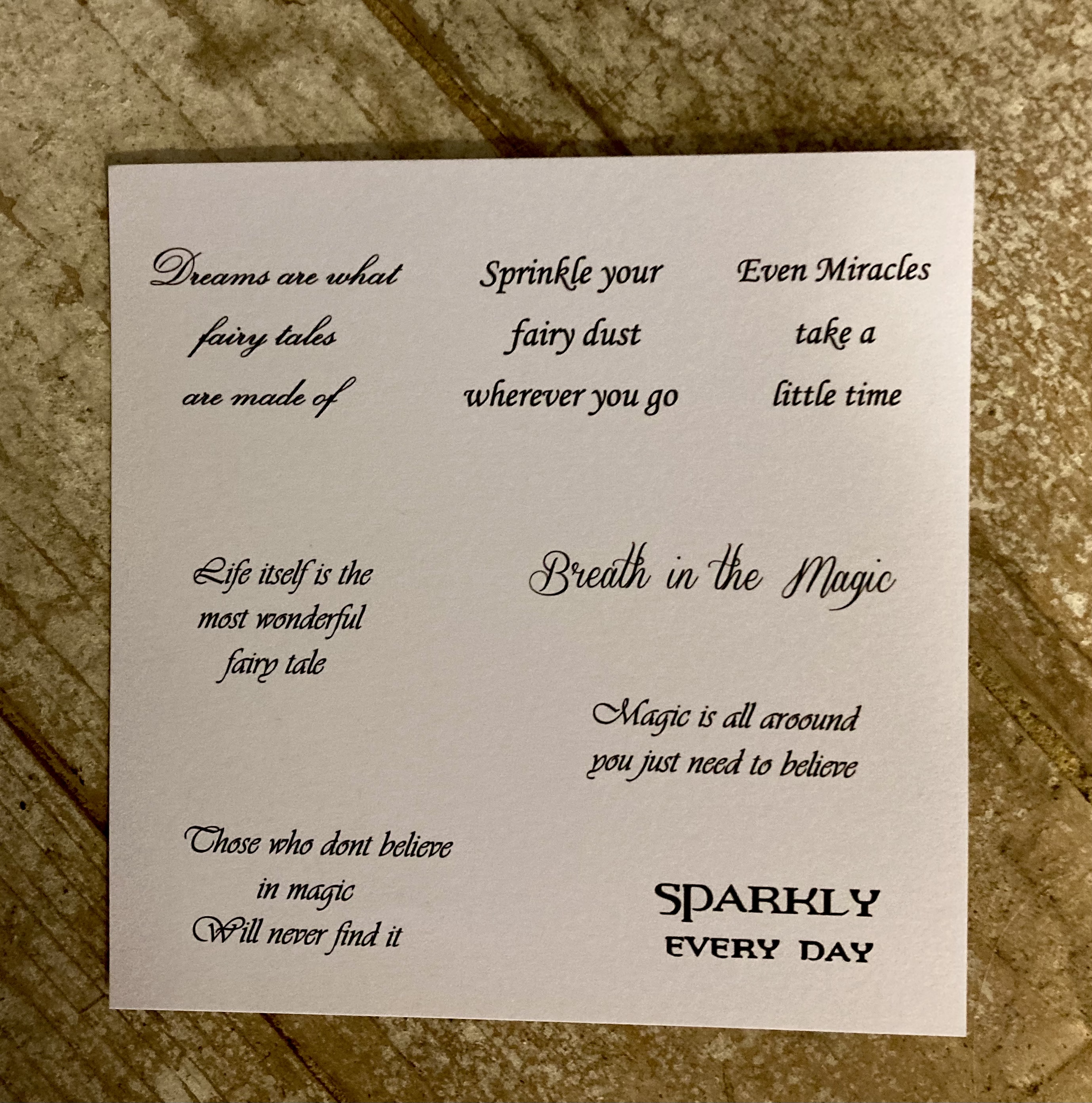 KD 5,5x5,5 text 001 -magiskt