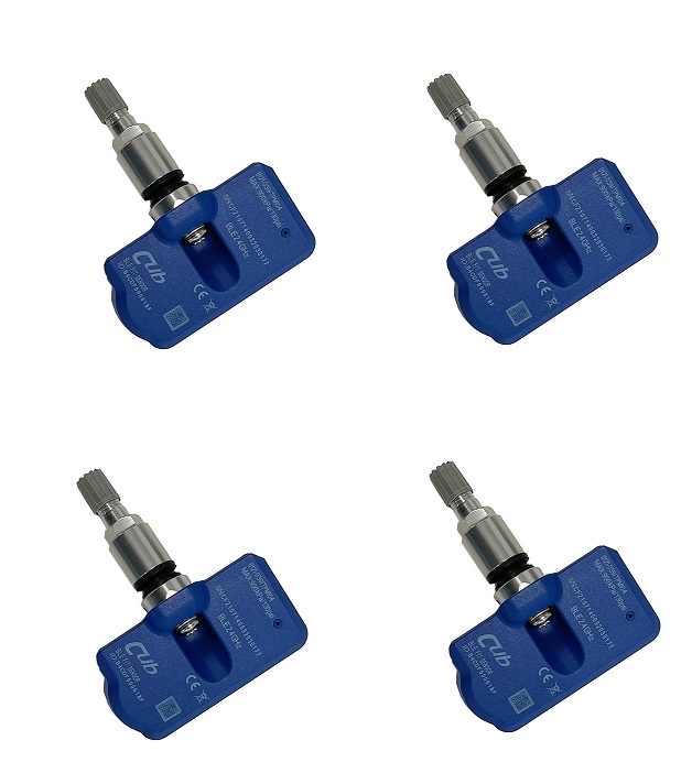 TPMS TESLA BLUETOOTH Däcktrycksövervakning - 4 st. Sensorer