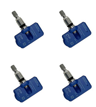 TPMS TESLA BLUETOOTH Däcktrycksövervakning - 4 st. Sensorer