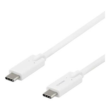 Kabel USB-C - USB-C 2M,vit