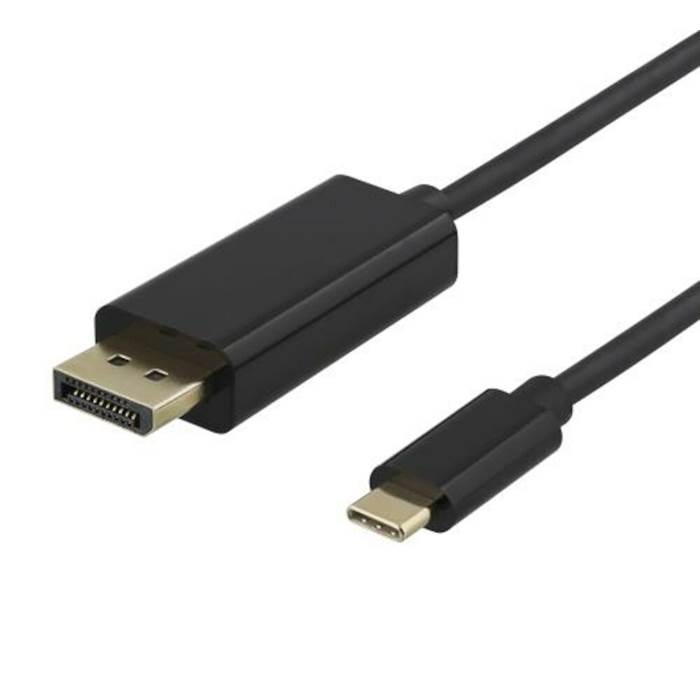 Kabel USB-C to DP, 1m, sv