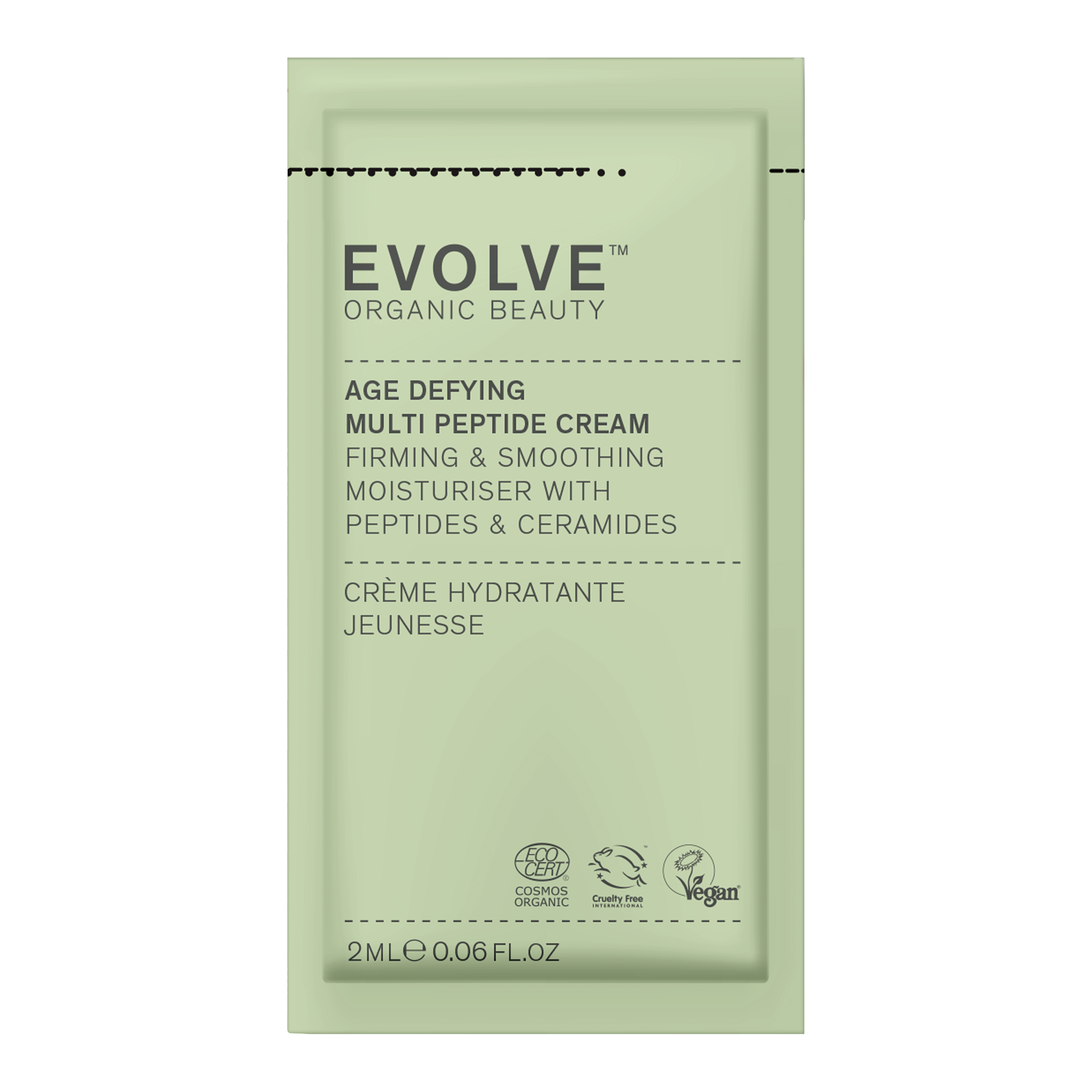 Vareprøve: EVOLVE Age Defying Multi Peptide Cream 2ml - NEW