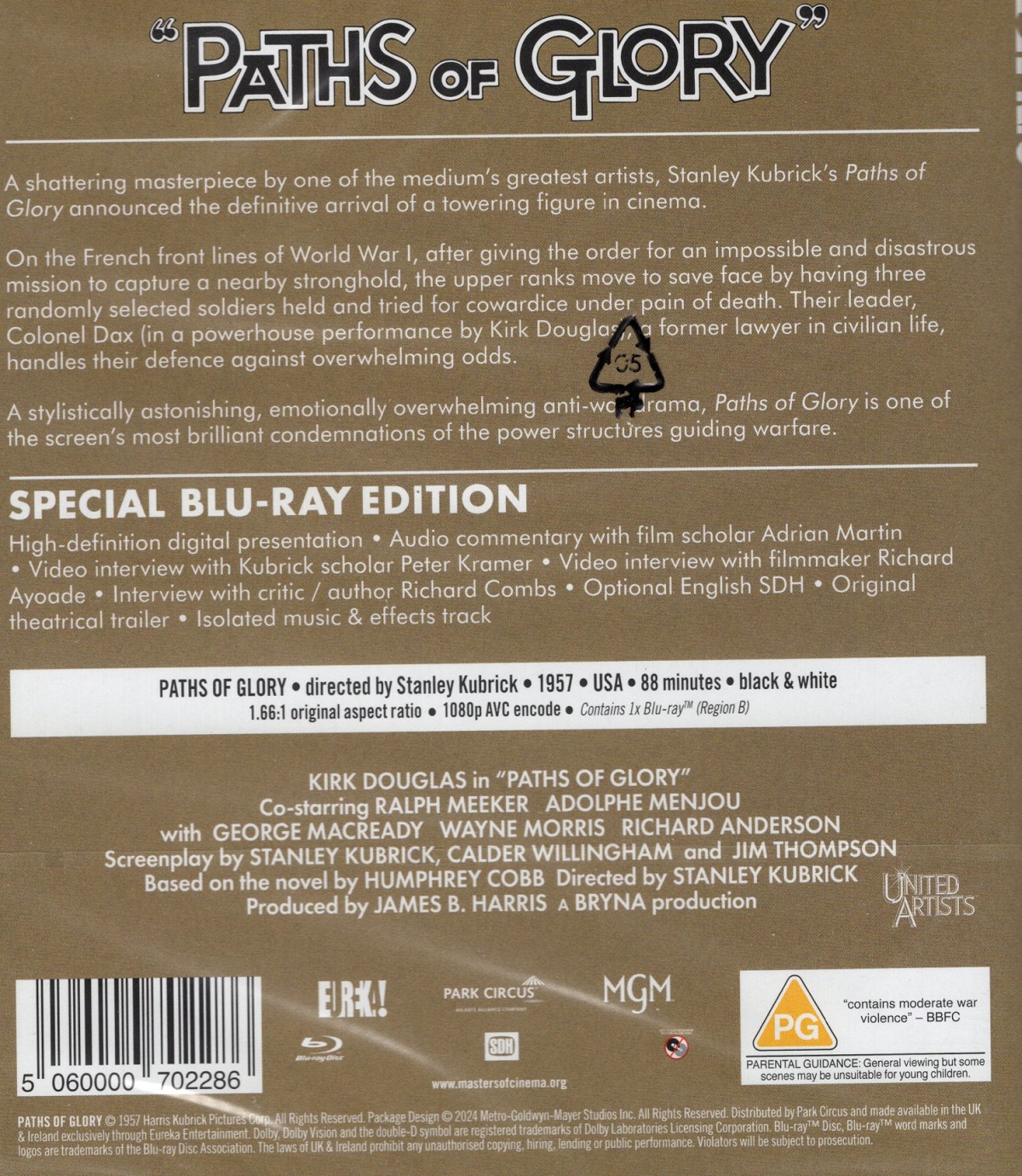 Paths of Glory (ej svensk text) (Blu-ray) - 2