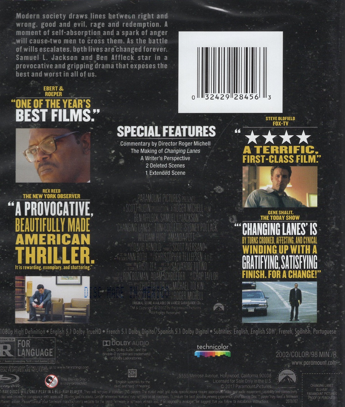 Changing Lanes (ej svensk text) (Blu-ray) - 2