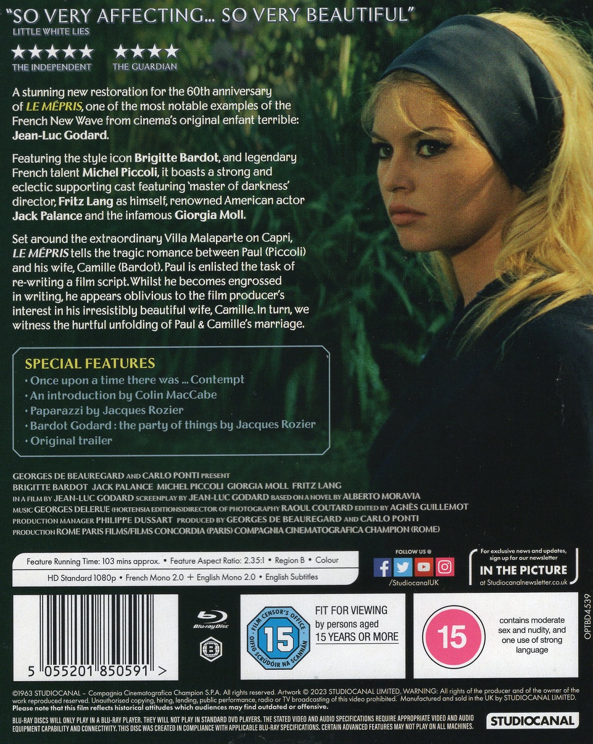 Le Mépris (ej svensk text) (Blu-ray) - 2