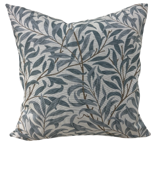 Kuddfodral av tyg från William Morris -Willow Boughs - 2