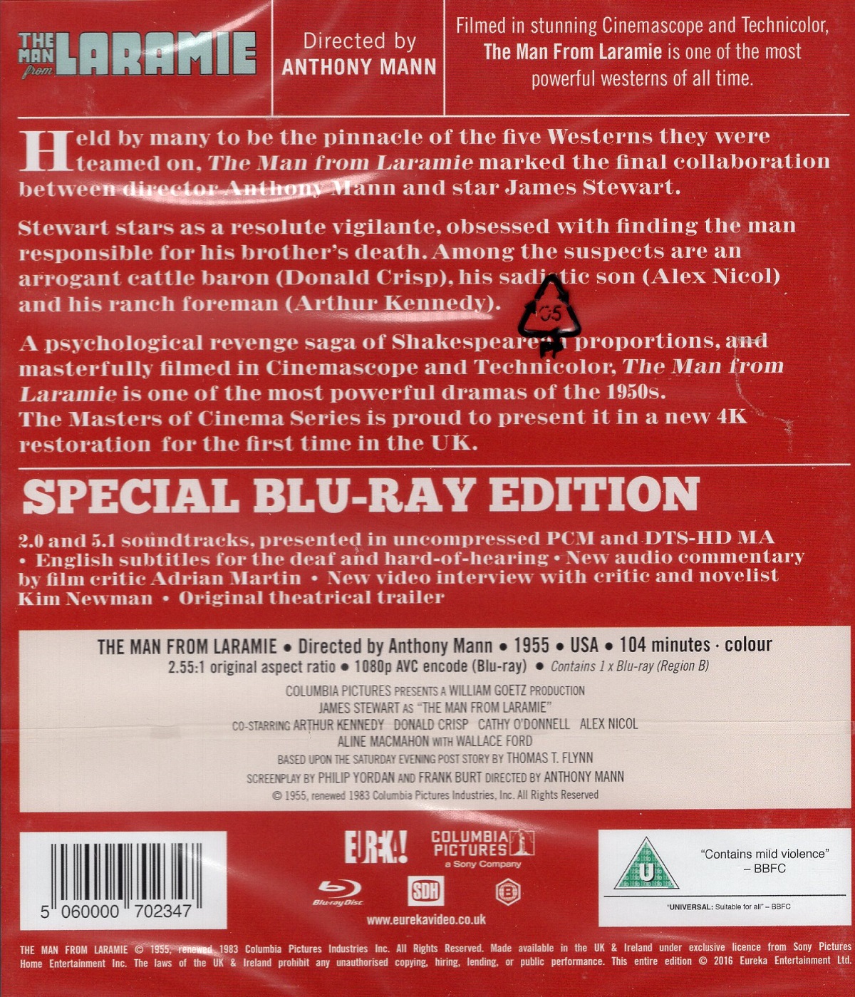 Man From Laramie (ej svensk text) (Blu-ray + DVD) - 2