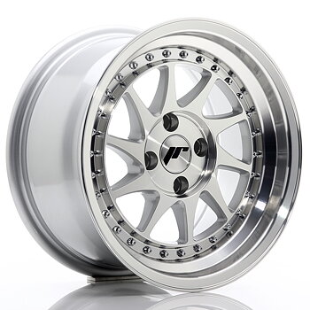 15" JR Wheels JR26 - Silver Machined Face